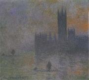 Houses of Parliament,Fog Effect Claude Monet